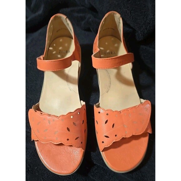 Ziera Diaz Papaya Open Toe Sandal 42 W / 10.5 - Picture 1 of 5
